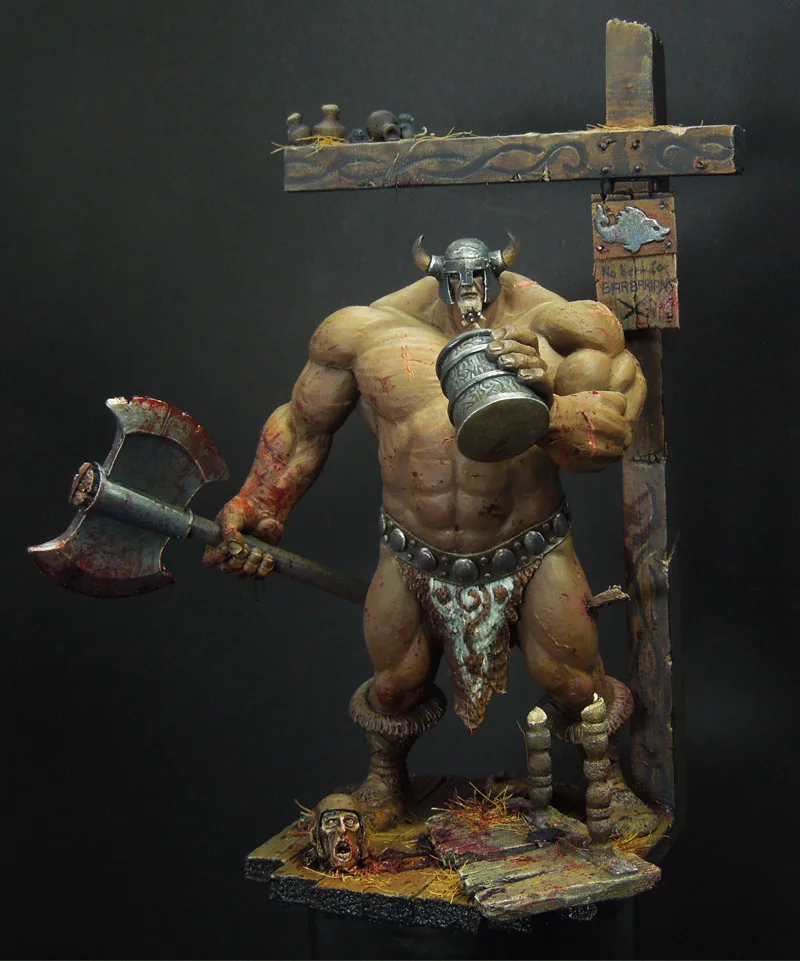 Thrud the Barbarian (28mm Citadel Miniatures) - Modellschmiede Hämelerwald